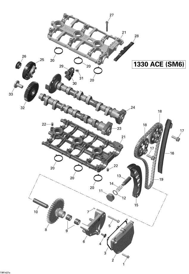 Fits 2014 Can-Am Motorcycles Screw M24 X 1, OEM Part # 420242360