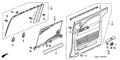 Honda New 2005-2010 Fits Honda Odyssey Lining, L. Slide Door *NH167L* (GRAPHITE BLACK), Part # 83752-SHJ-A42ZB