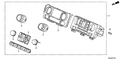 Honda New 2012 Fits Honda Pilot Control Assy., Auto Air Conditioner *NH834L* (HAIRLINE BIAS), Part # 79600-SZA-A21ZA