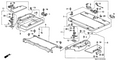 Honda New 1991-1993 Fits Honda Accord Box Assy., L. RR. Floor *NH167L* (GRAPHITE BLACK), Part # 83874-SM5-A02ZA