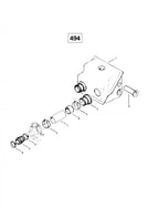 Fits 1997-2000 Ski-Doo Skandic Super Wide Track / Skandic Wide Track Models Carburetor Adaptor Skandic Wt Lc., OEM Part # 570038000