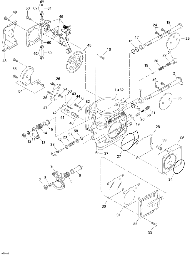 Fits 1996-2005 Sea-Doo Boats Pump Cover, OEM Part # 270500108