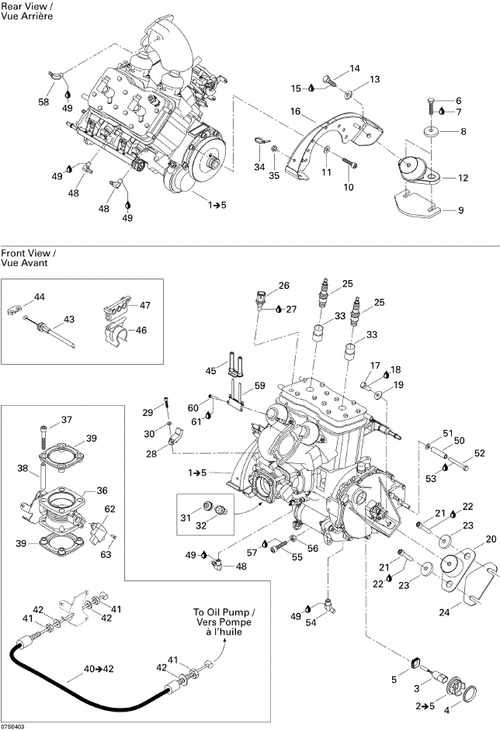 Fits 1998-5666 Sea-Doo Marine Parts Insulator, OEM Part # 278001054