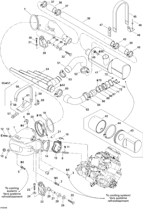 Fits 1998-2007 Sea-Doo Boats Sealing Ring, OEM Part # 274000511