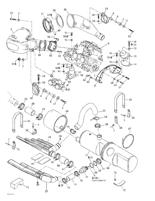 Fits 1998-2007 Sea-Doo Boats Sealing Ring, OEM Part # 274000511