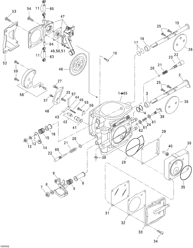 Fits 1996-2005 Sea-Doo Boats Diaphragm Ass Y, OEM Part # 270500132