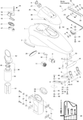 Fits 1996-2001 Sea-Doo Marine Parts Rear Vent Hose, OEM Part # 291001103