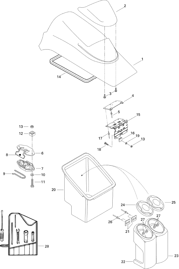 Fits 1996-2001 Sea-Doo Watercraft Screw-Special, OEM Part # 211000073