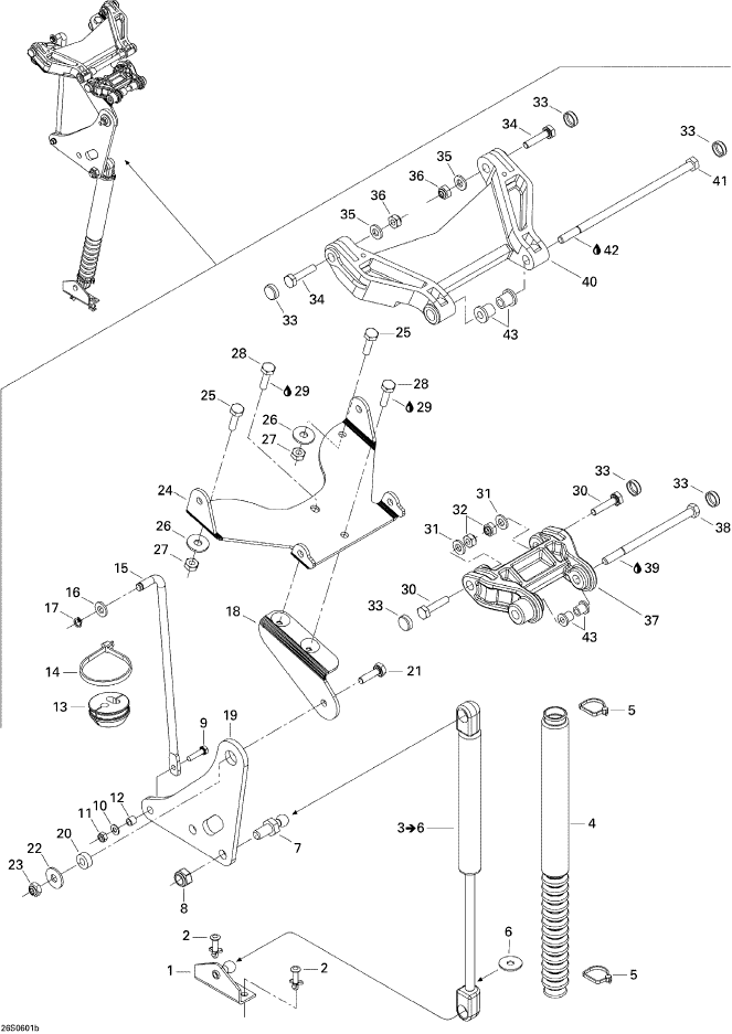 Fits 1996-5666 Sea-Doo Boats Hex. Screw M6 X 60, OEM Part # 207066060