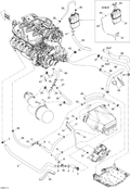 Fits 2008-2011 Sea-Doo Watercraft Formed Hose, OEM Part # 276000243
