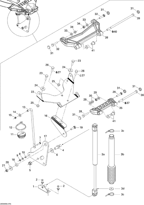 Fits 1996-5666 Sea-Doo Watercraft Hex. Special Screw M6 X 25, OEM Part # 211000022