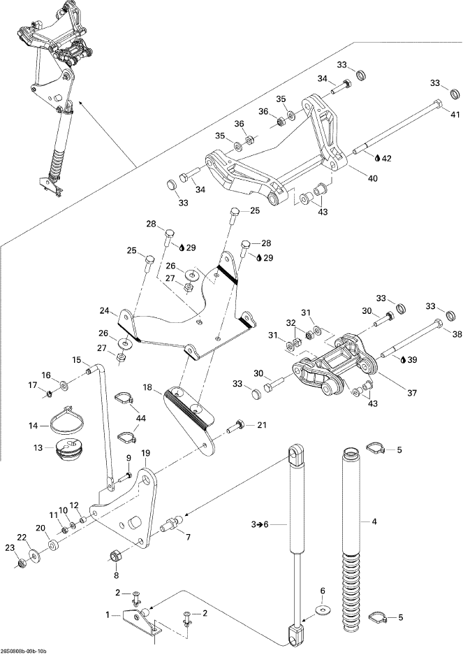 Fits 1996-5666 Sea-Doo Watercraft Hex. Special Screw M6 X 25, OEM Part # 211000022