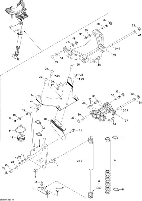 Fits 1996-5666 Sea-Doo Watercraft Hex. Special Screw M6 X 25, OEM Part # 211000022