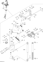 Fits 1996-5666 Sea-Doo Watercraft Hex. Special Screw M6 X 25, OEM Part # 211000022