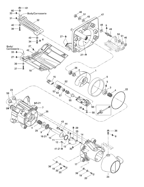 Fits 1998 Sea-Doo Watercraft Impeller Shaft, OEM Part # 271000886