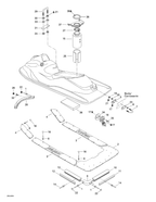 Fits 1996-5666 Sea-Doo Marine Parts Seat Hook, OEM Part # 291000468