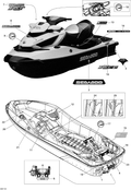 Fits 2009-2011 Sea-Doo RXT iS 255 / RXT iS 260 Decal, Is, OEM Part # 219903049