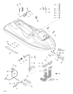 Fits 1996-2001 Sea-Doo Marine Parts Rear Vent Hose, OEM Part # 291001103