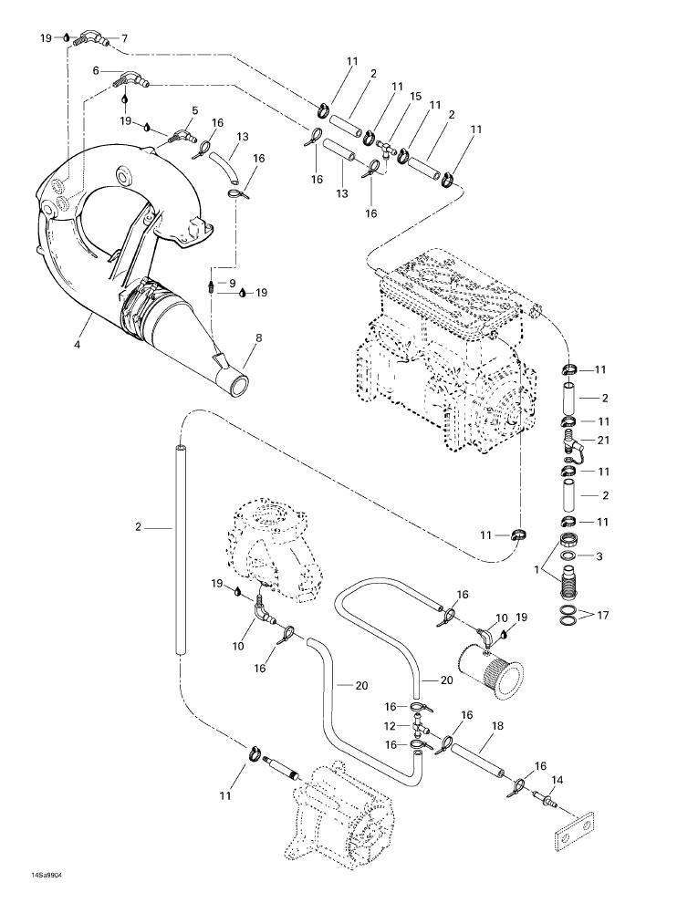 Fits 1996-2006 Sea-Doo Watercraft T-Fitting, OEM Part # 295000103