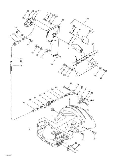 Fits 1998-5666 Sea-Doo Watercraft Gate Support, OEM Part # 271000846