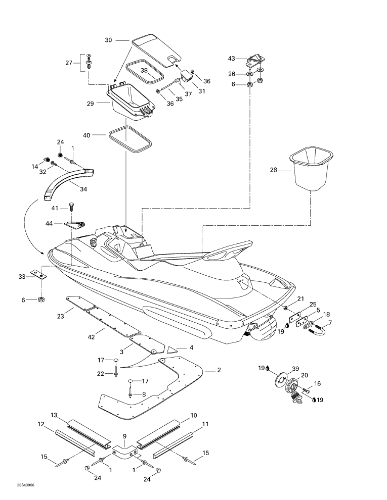Fits 1998-5666 Sea-Doo Marine Parts Hose-Vent, OEM Part # 291001776