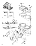 Fits 2000 Sea-Doo Boats Gasket, OEM Part # 420931488