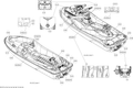 Fits 2010-2014 Sea-Doo Watercraft RH Warning Decal, Principal, OEM Part # 219903198