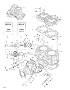 Fits 2000 Sea-Doo Boats Gasket, OEM Part # 420931488
