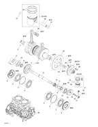 Fits 2000-2007 Sea-Doo Boats Balanced Shaft 947 Ass Y, OEM Part # 420837446