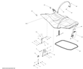 Fits 2013-2015 Sea-Doo GTX LTD 215 / GTX LTD iS 260 RH Seat Protector, OEM Part # 269002538