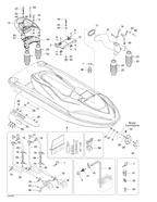 Fits 1999-2005 Sea-Doo Marine Parts LH Sponson, OEM Part # 292000595