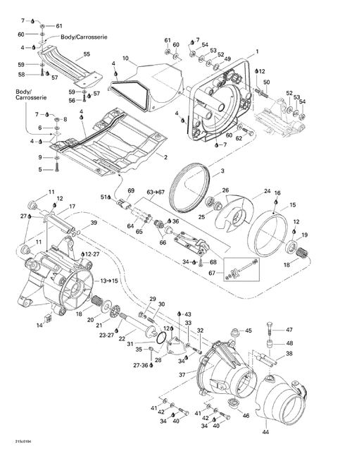 Fits 1998-2003 Sea-Doo Watercraft Shoe, OEM Part # 271000792