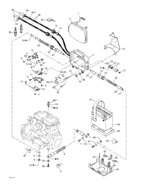 Fits 1999-2002 Sea-Doo Marine Parts Bobine Allumage*Coil-Ignition, OEM Part # 278001415