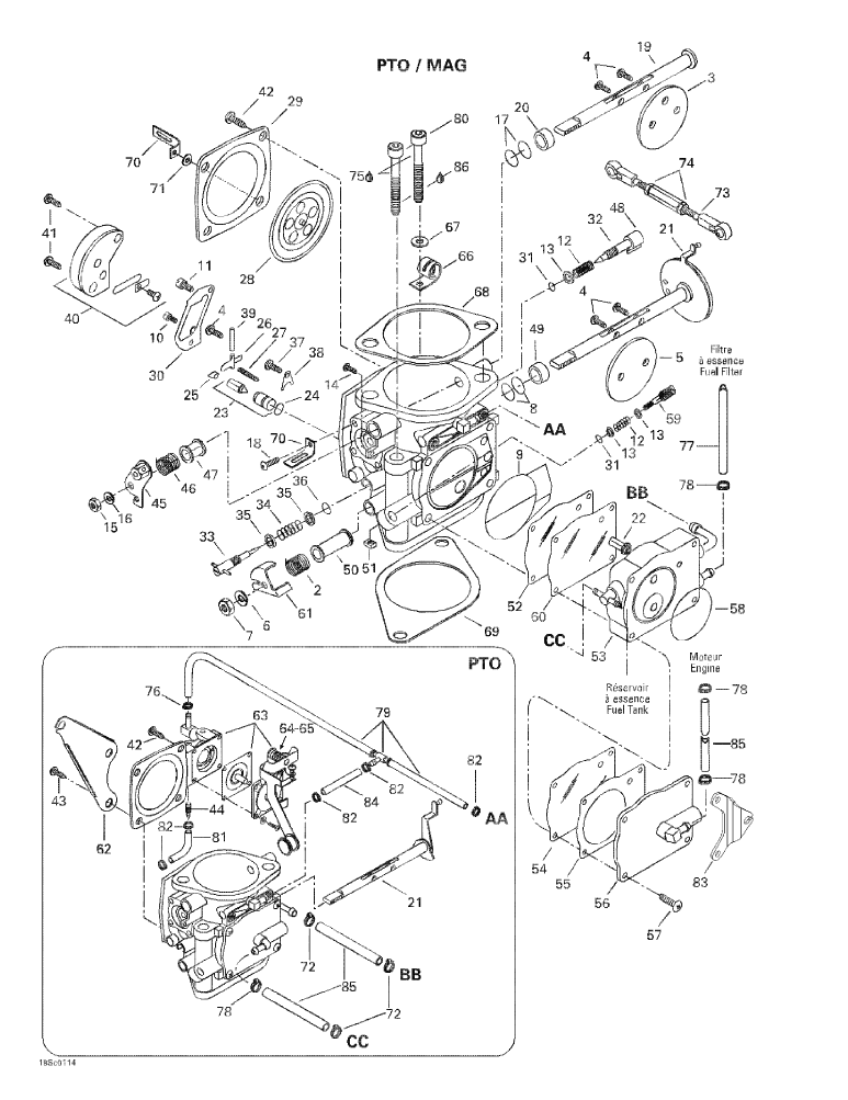 Fits 1998-2003 Sea-Doo Boats Gasket, OEM Part # 270500384