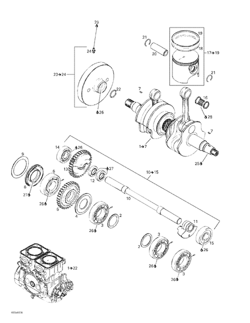 Fits 1998-5666 Sea-Doo Watercraft Flywheel Clutch, Black, OEM Part # 420958142