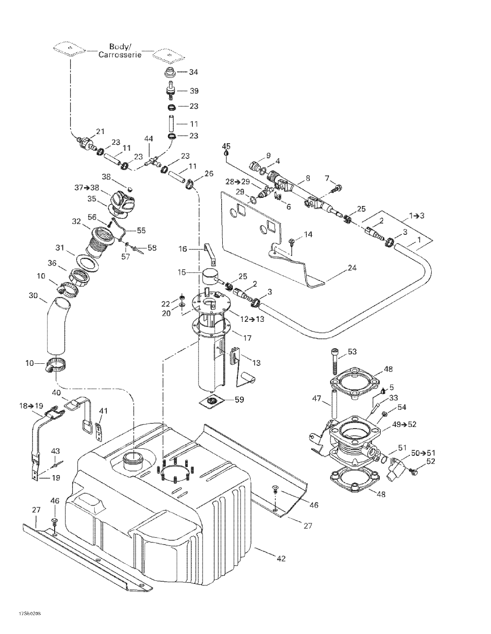 Fits 1998-5666 Sea-Doo Watercraft CAP, OEM Part # 270600009