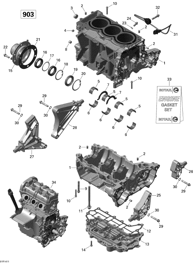 Fits 2014 Sea-Doo SPARK ACE 900 (2up) / SPARK ACE 900 HO (2up And 3up) Washer M8.4, OEM Part # 420926512