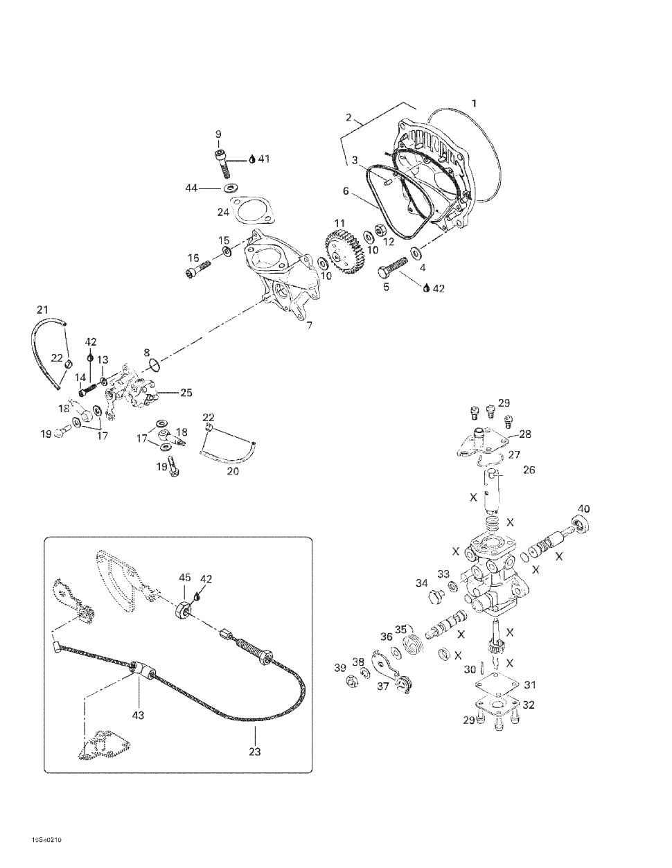 Fits 1996-2005 Sea-Doo Boats Lever Control, OEM Part # 420848162