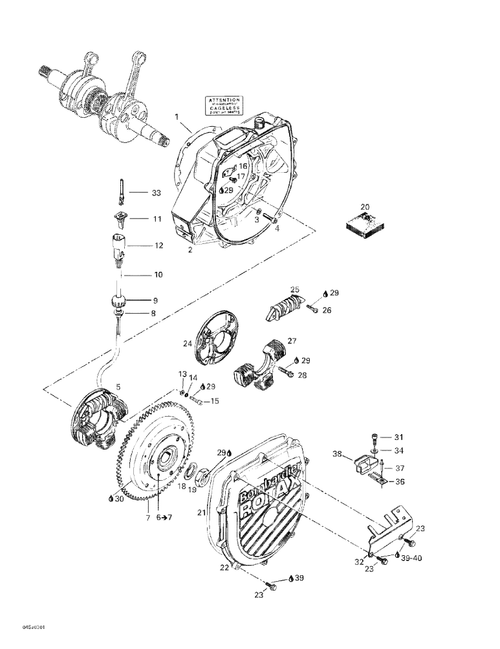 Fits 1996-5666 Sea-Doo Boats Taptite Screw M6 X 25, OEM Part # 420841543