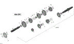 Can-Am - OEM schematic diagram - Part # 2572-420227430 - 05- Gear Box | 05- Gear Shift - Ref # 19, 22