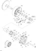 Fits 2003-2005 Ski-Doo Expedition 4-TEC / Grand Touring V-1000 Models Drive Pulley Bolt, OEM Part # 417300242