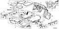 Honda New 2014-2015 Fits Honda Accord Hybrid Ins,Dashboard, Part # 74260-T3Z-A00