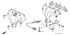 New 1994-2002 Fits Honda Accord Stay, L. Exhuast Manifold, Part # 11942-P0B-A00