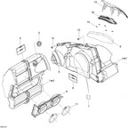 Fits 2005-2007 Ski-Doo Mach Z 1000 SDI / Mach Z 1000 SDI Adrenaline & X Models Air Filter, OEM Part # 508000367