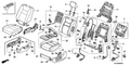 Honda New 2007 Fits Honda Ridgeline Cover, L. FR. Seat (Inner) *G65L* (TU GREEN), Part # 81554-SHJ-A21ZG