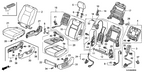 New 2007-2008 Fits Honda Ridgeline Cover, L. FR. Seat (Inner) *YR308L* (TU BEIGE), Part # 81554-SHJ-A21ZH