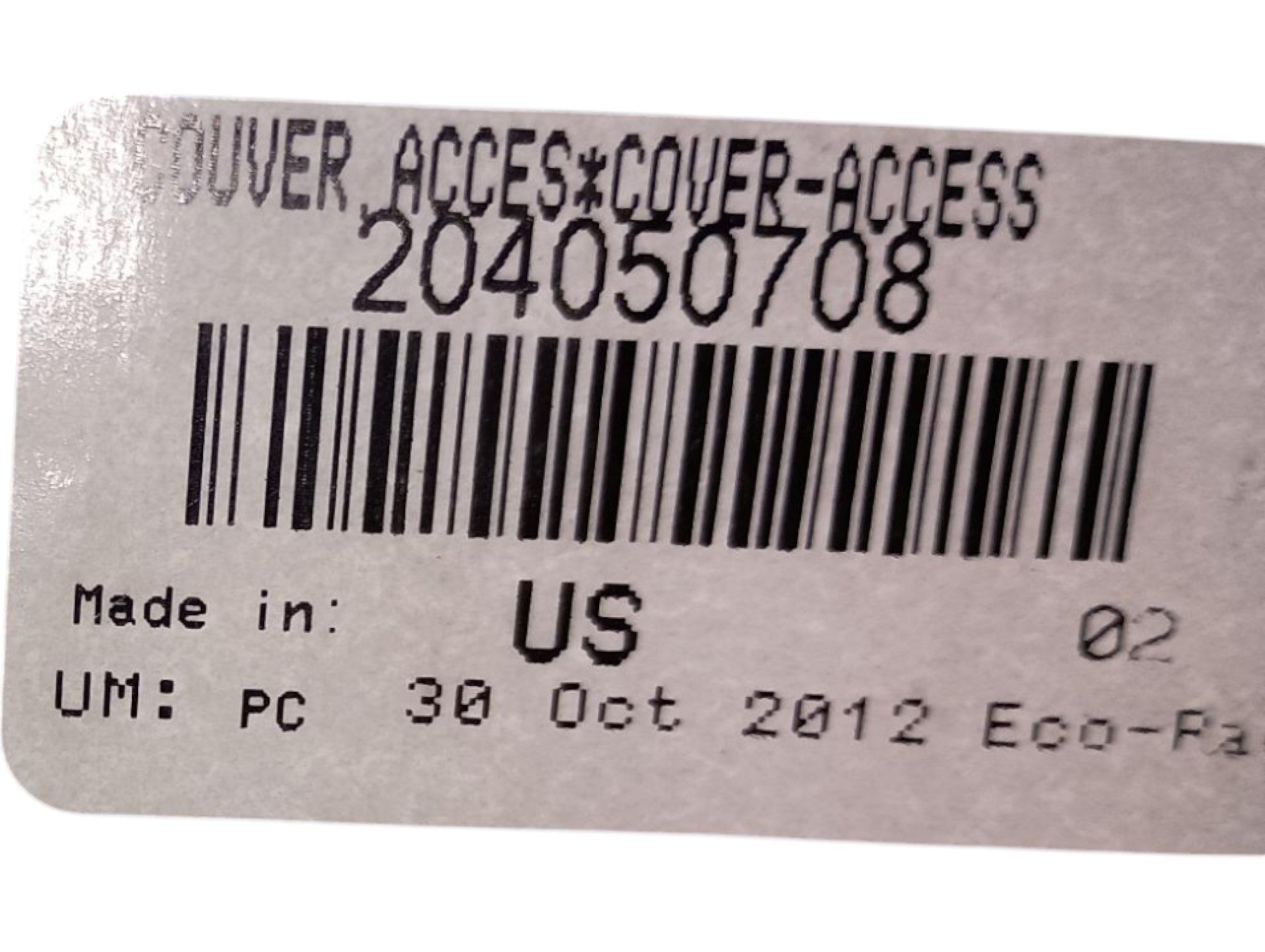 2009-2010 Fits Sea-Doo SE 430, 2X215 1503Scic Access Cover, OEM Part # 204050708 - Vintage image