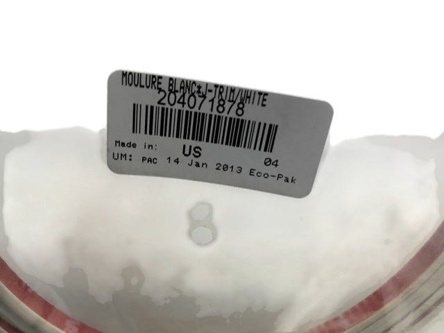 Fits 2003-2012 Sea-Doo 230 Challenger & Challenger SE 310 / 230 Challenger SE 430 TRIM White, OEM Part # 204071878
