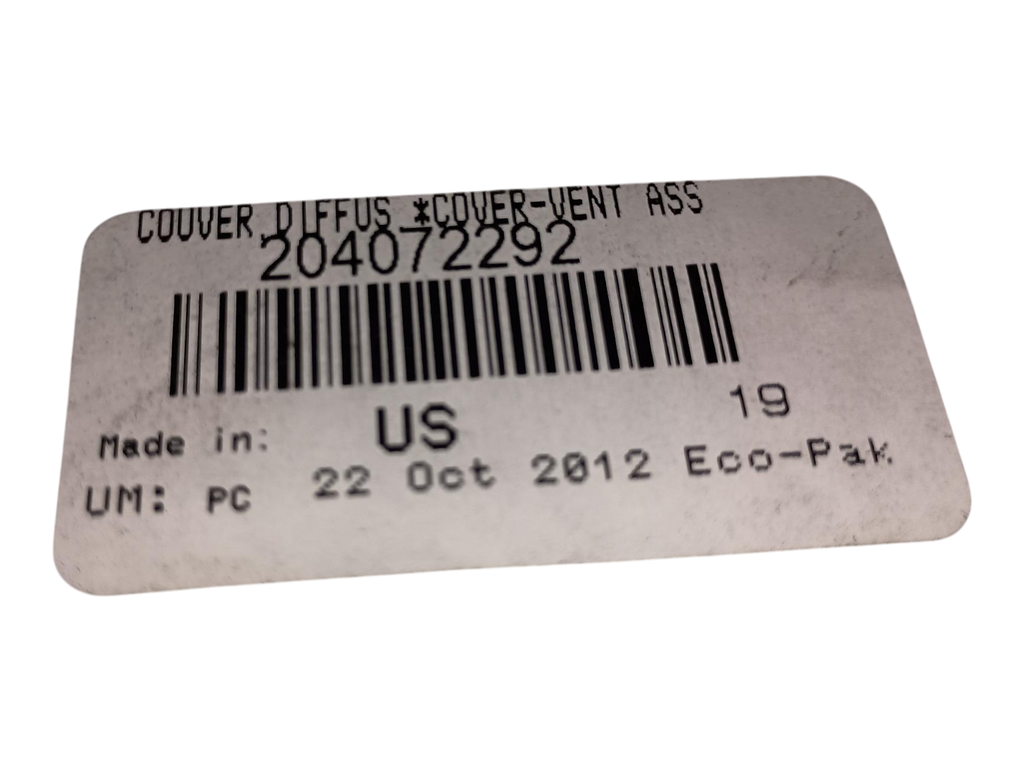 2005-2012 Fits Sea-Doo SE 215 Vent Cvr Ass'y, Port Side, OEM Part # 204072292 - Vintage image