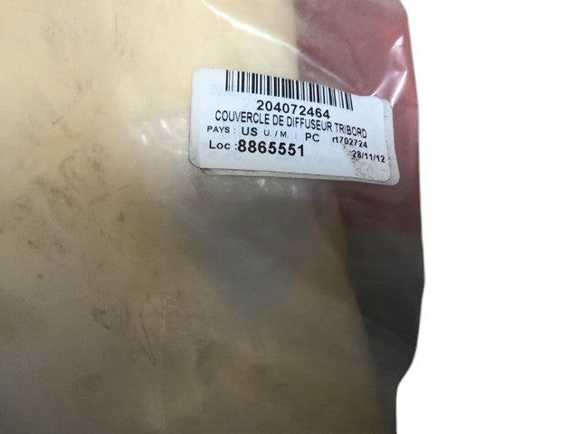 2006-2011 Fits Sea-Doo/ 200 Speedster Inlet Vent Cvr Stbd, OEM Part # 204072464 - Vintage image